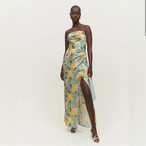 COPY - Reformation Dress Barrow Silk Dress in Carmela NWT